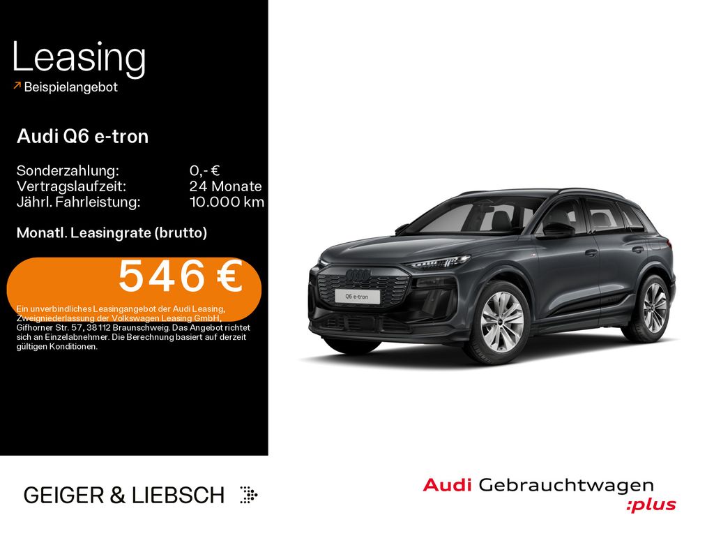 Audi Q6 e-tron quattro S-LINE*MATRIX*HUD*LUFT*AHK*B&O