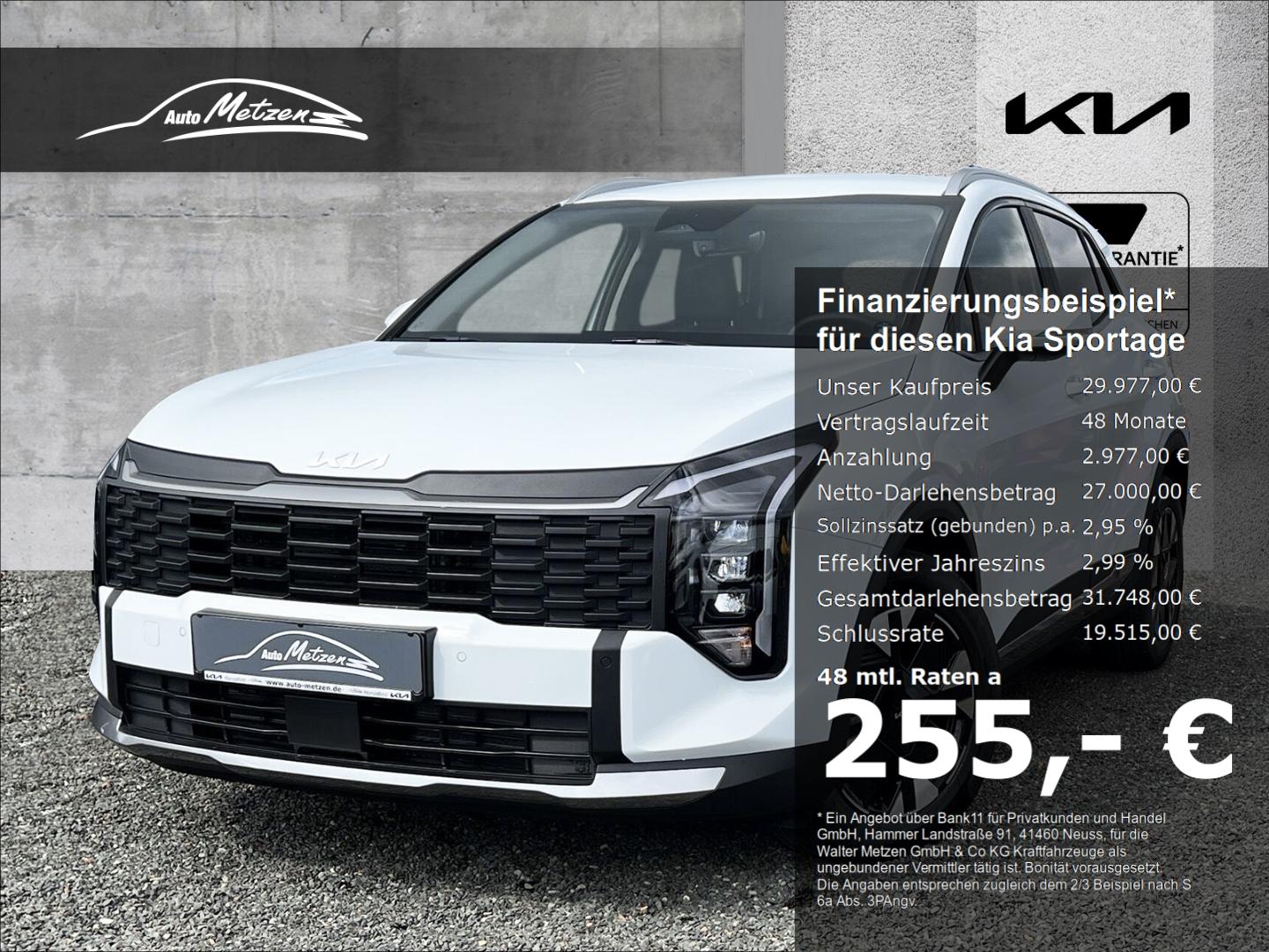 Kia Sportage 1.6 T-GDI Vision MY26 Navi Apps Keyfree