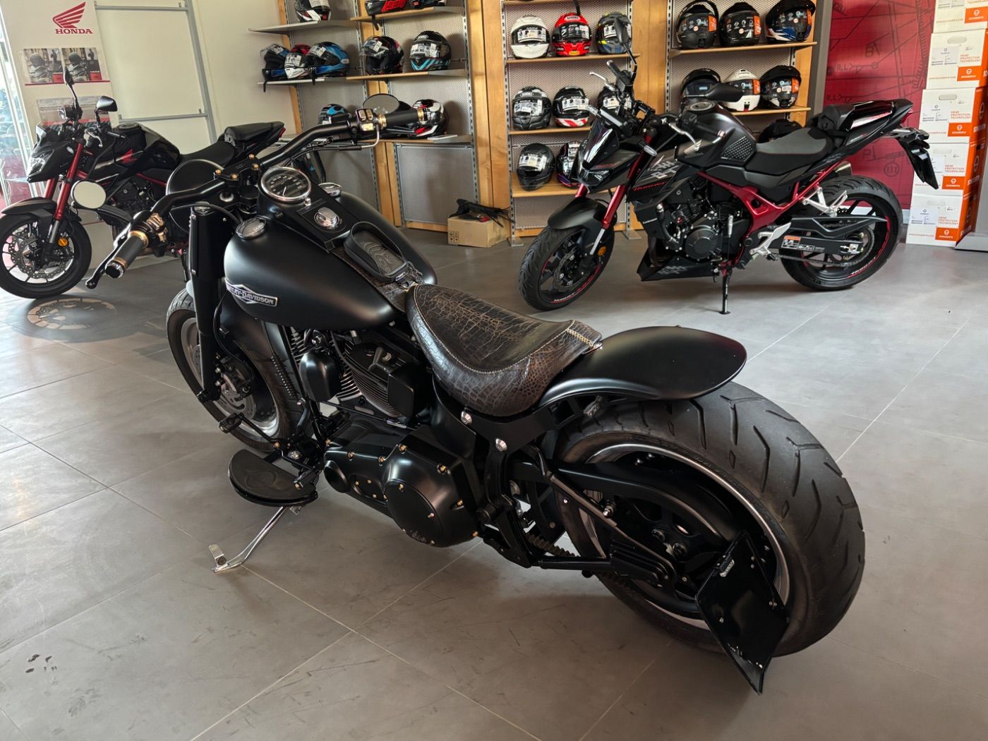 Fahrzeugabbildung Harley-Davidson Heritage Softtail Custom Umbau Fat Boy