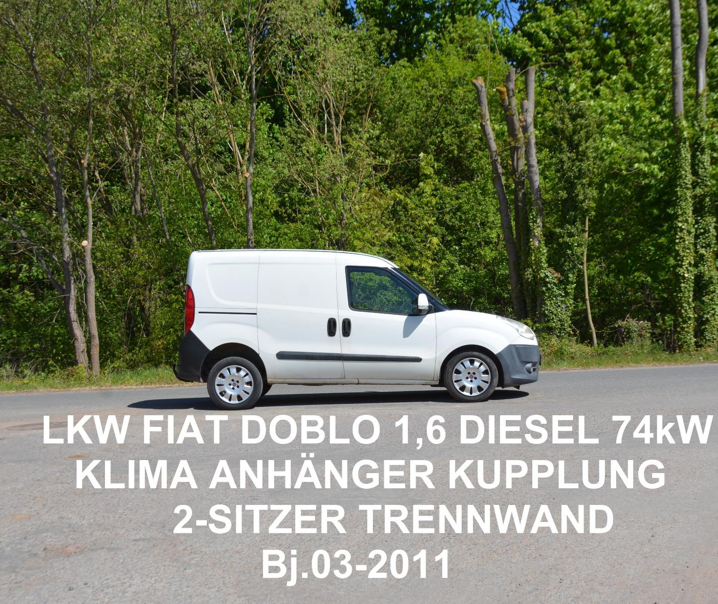 Fiat DOBLO 1,6  KASTEN 2-SITZER KLIMA