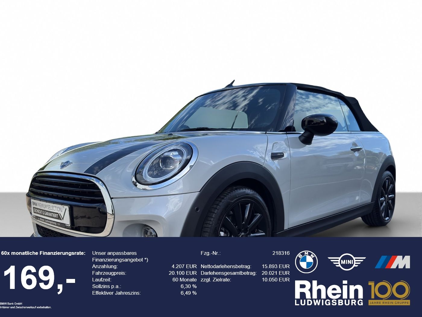 MINI Cooper Cabrio Chili LED.ParkAss.Sportsitze+LR