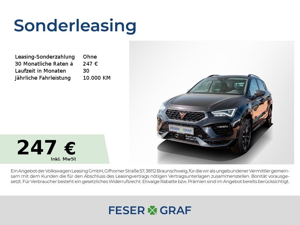 Cupra Ateca 1.5 TSI DSG Navi/AHK/ACC/360°/SHZ/Kessy
