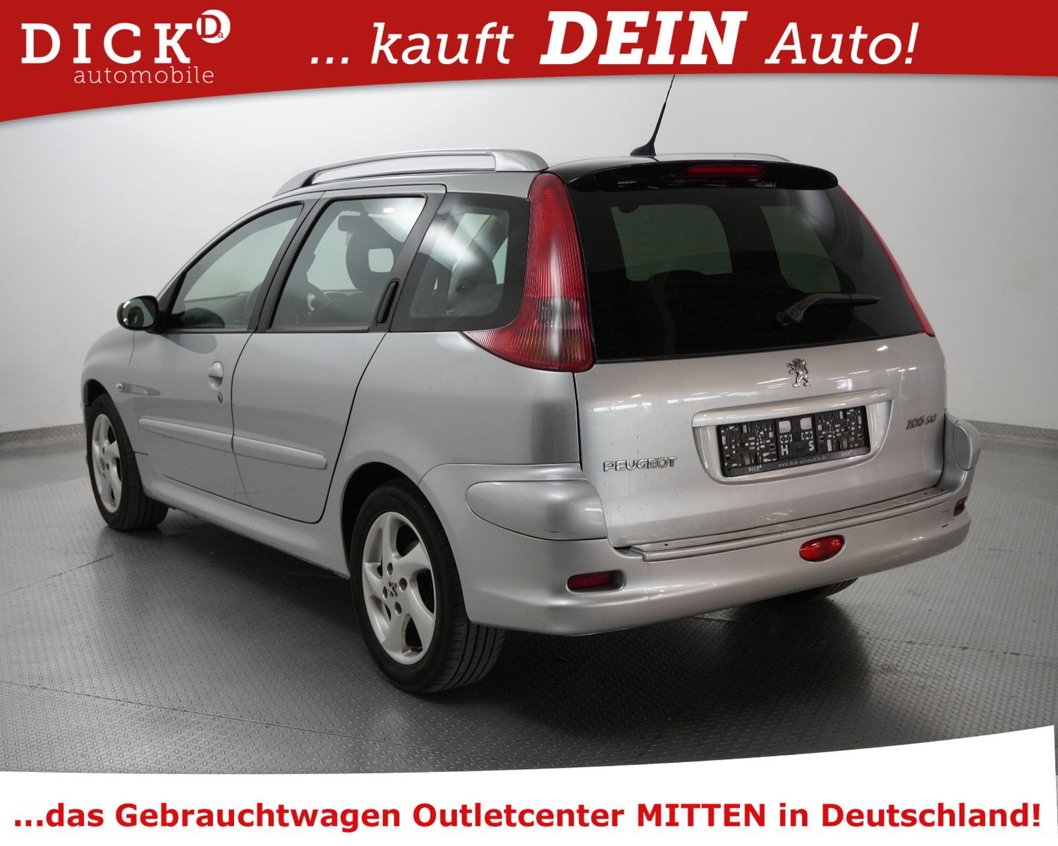 Fahrzeugabbildung Peugeot 206 SW 1.4 Quiksilv GEPFLEGT+TÜV 8/2027+CLIMATRO