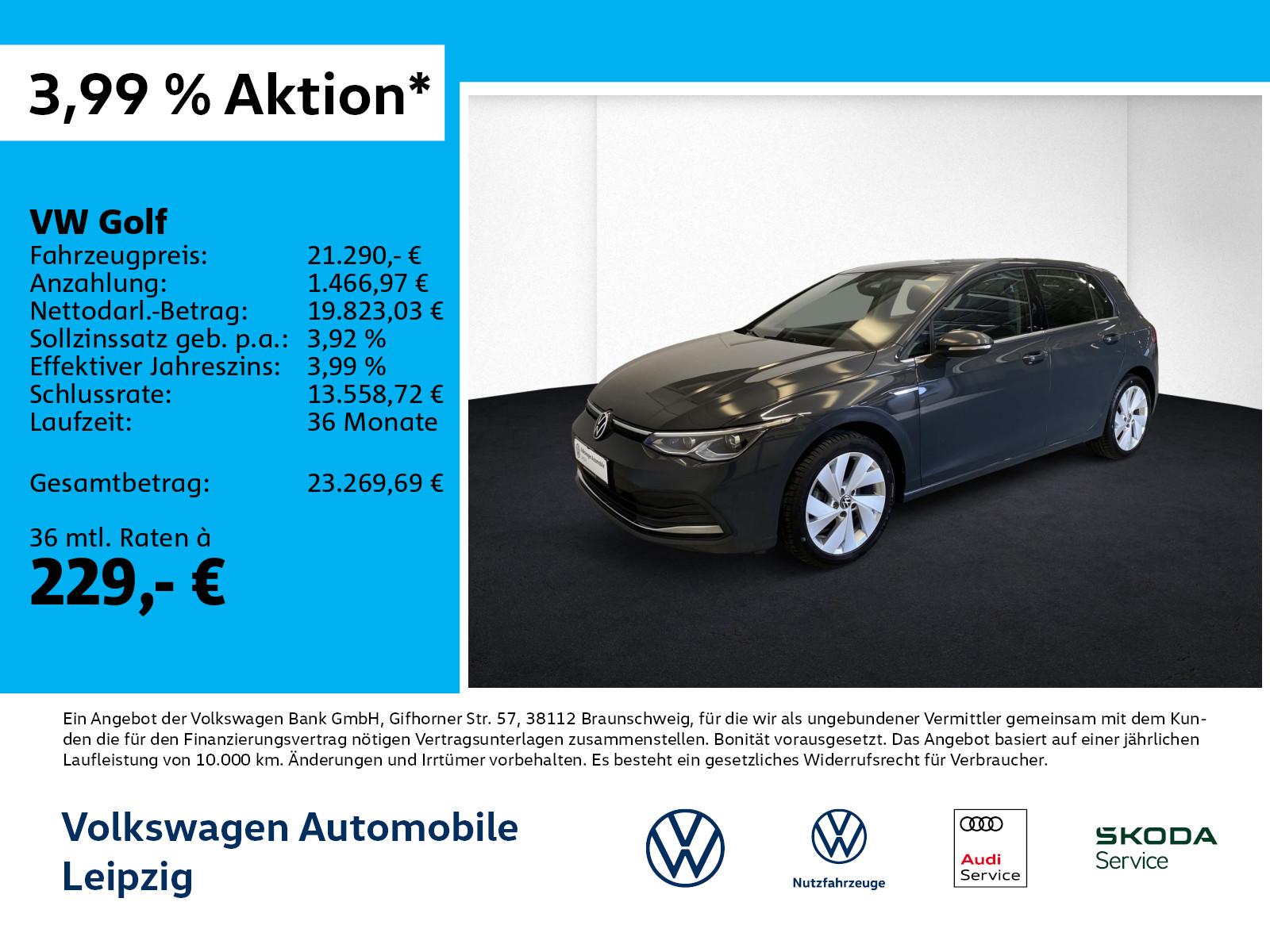 Volkswagen Golf VIII 1.5 eTSI Style *DSG*ACC*Einparkhilfe