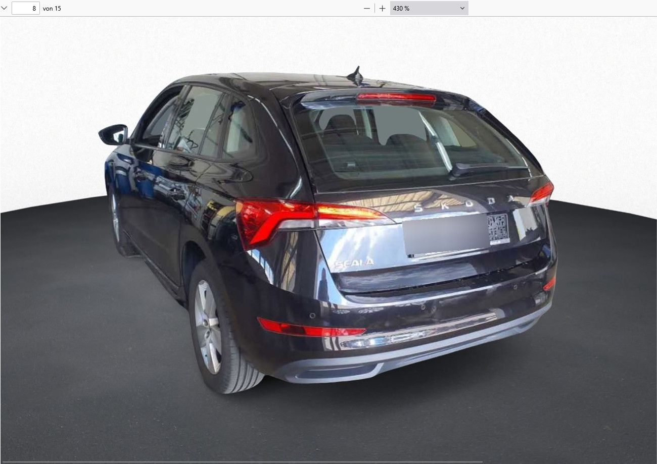 Fahrzeugabbildung SKODA Scala 1.0 TSI Ambitio LED/NAVI/VIRTU/SHZ/DAB/8Fa