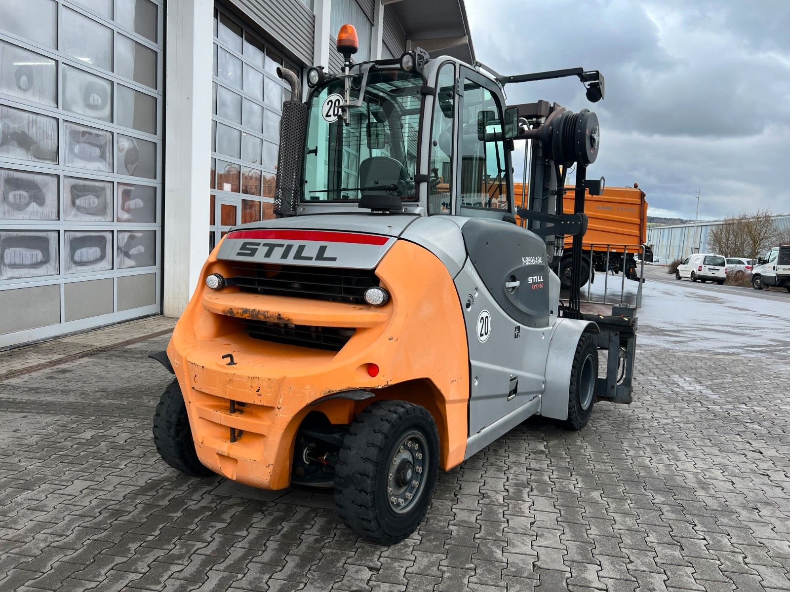 Fahrzeugabbildung Still RX70-80 / Duplex: 4.70m! / Zinkenversteller / SS