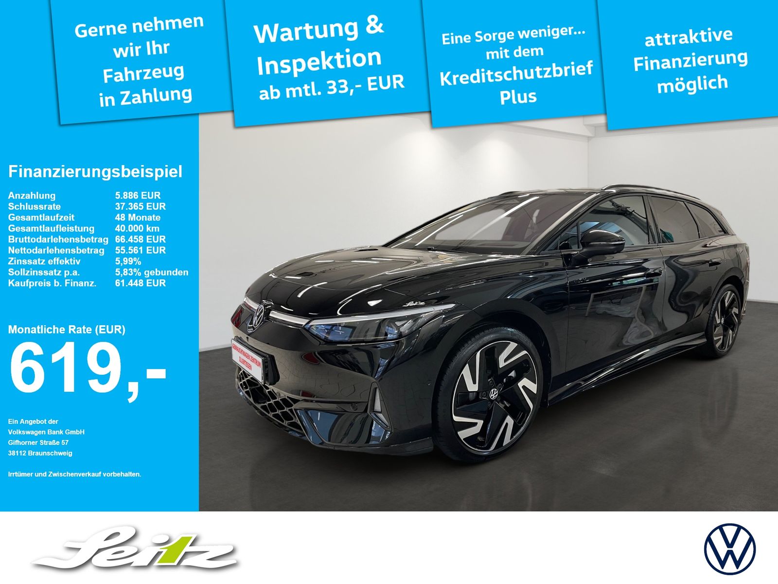 Volkswagen ID.7 Tourer 4M GTX AHK HEAD-UP HARMAN PANO WÄRM foto 1