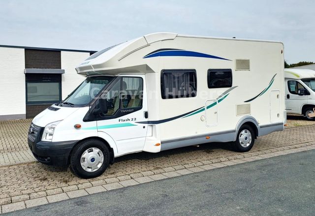 Chausson Flash 22 - Hubbett - Etagenbetten - auto.Sat/TV