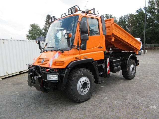 Unimog U 400, DREI-SEITEN-KIPPER, Klimaanlage