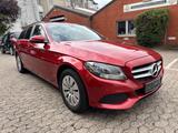 Mercedes-Benz C 200d T Exclusive'LED'Navi'PTS'1.Hand+S-Heft-MB - Mercedes-Benz C 200 mit Diesel-Antrieb: Rot, Metallic