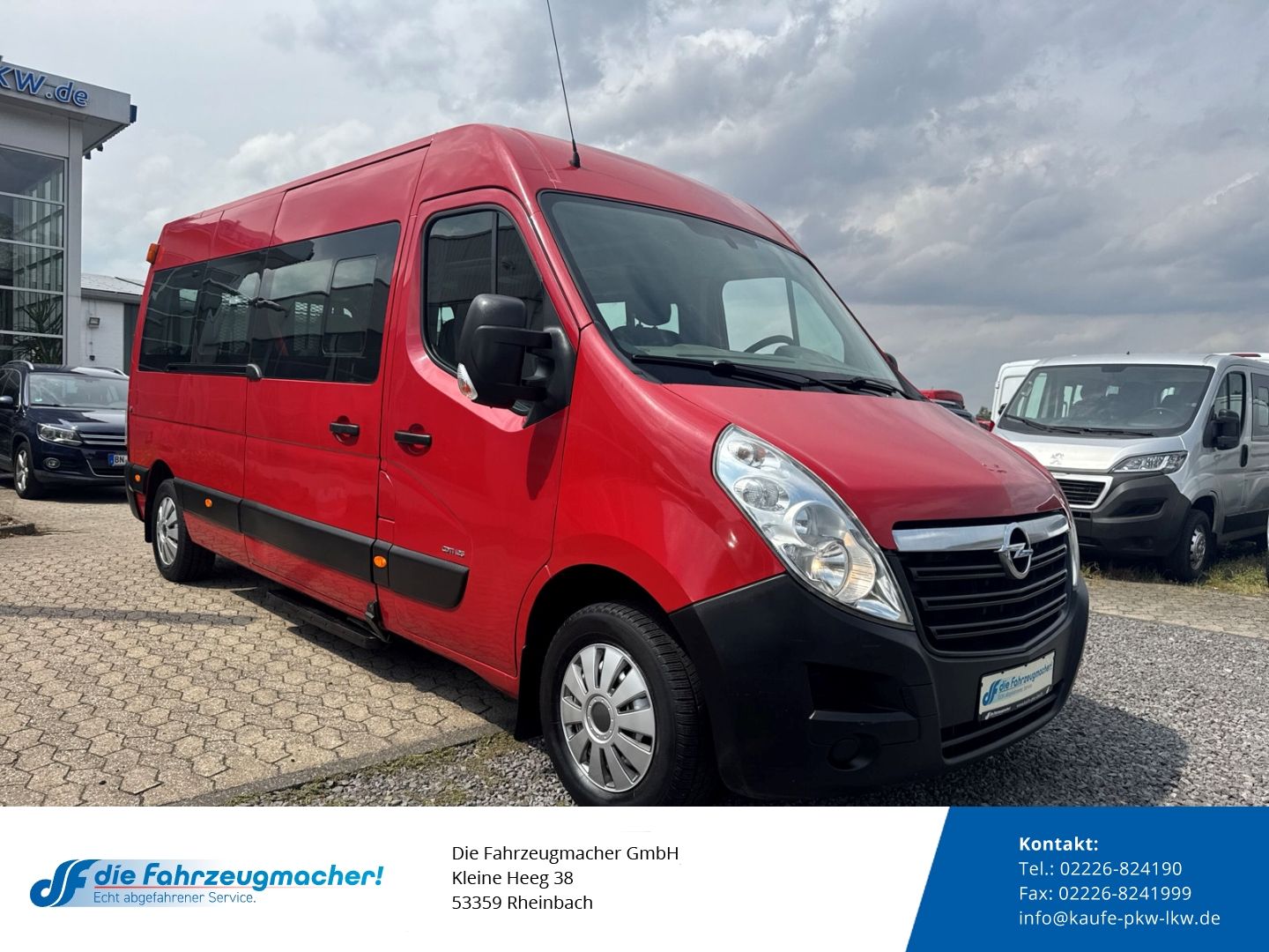 Fahrzeugabbildung Opel Movano StandHZG PDC Berganfahrass.*8036