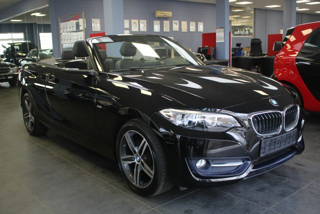 BMW 218i Cabrio Sport Line - Leder - Navi -