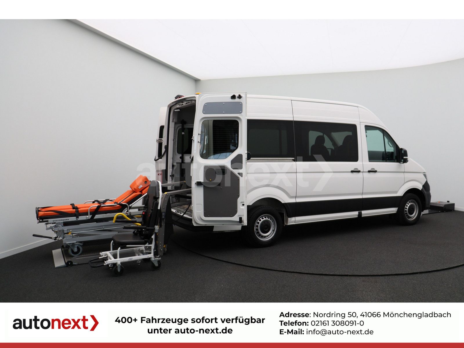 Volkswagen Crafter 35 Rollstuhl-Lift *LIEGE/TRAGESTUHL* KAM
