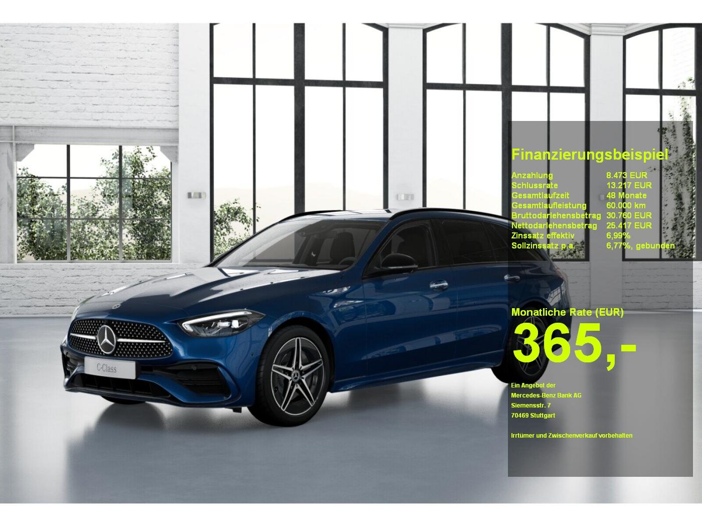 Mercedes-Benz C 300 e T AMG+MBUX+DISTRONIC+NIGHT+AMBIENTE+AHK