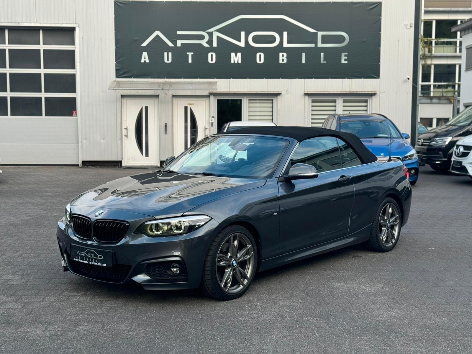 BMW 220d Cabrio M-Sport*1.HAND*LEDER*LED*NAVI*RFK*HK