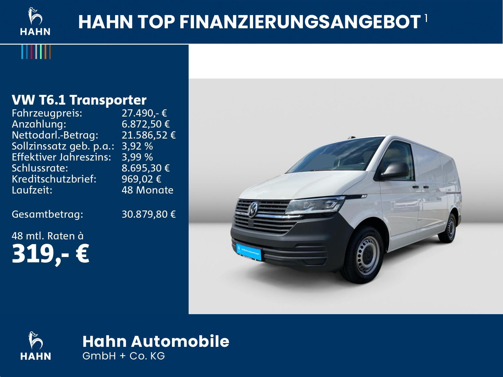 Volkswagen T6.1 Transporter ACC LED Standheizung Sortimo We