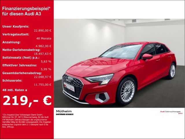 Audi A3 Sportback 35 TFSI KAMERA HEAD-UP MATRIX VIRTU