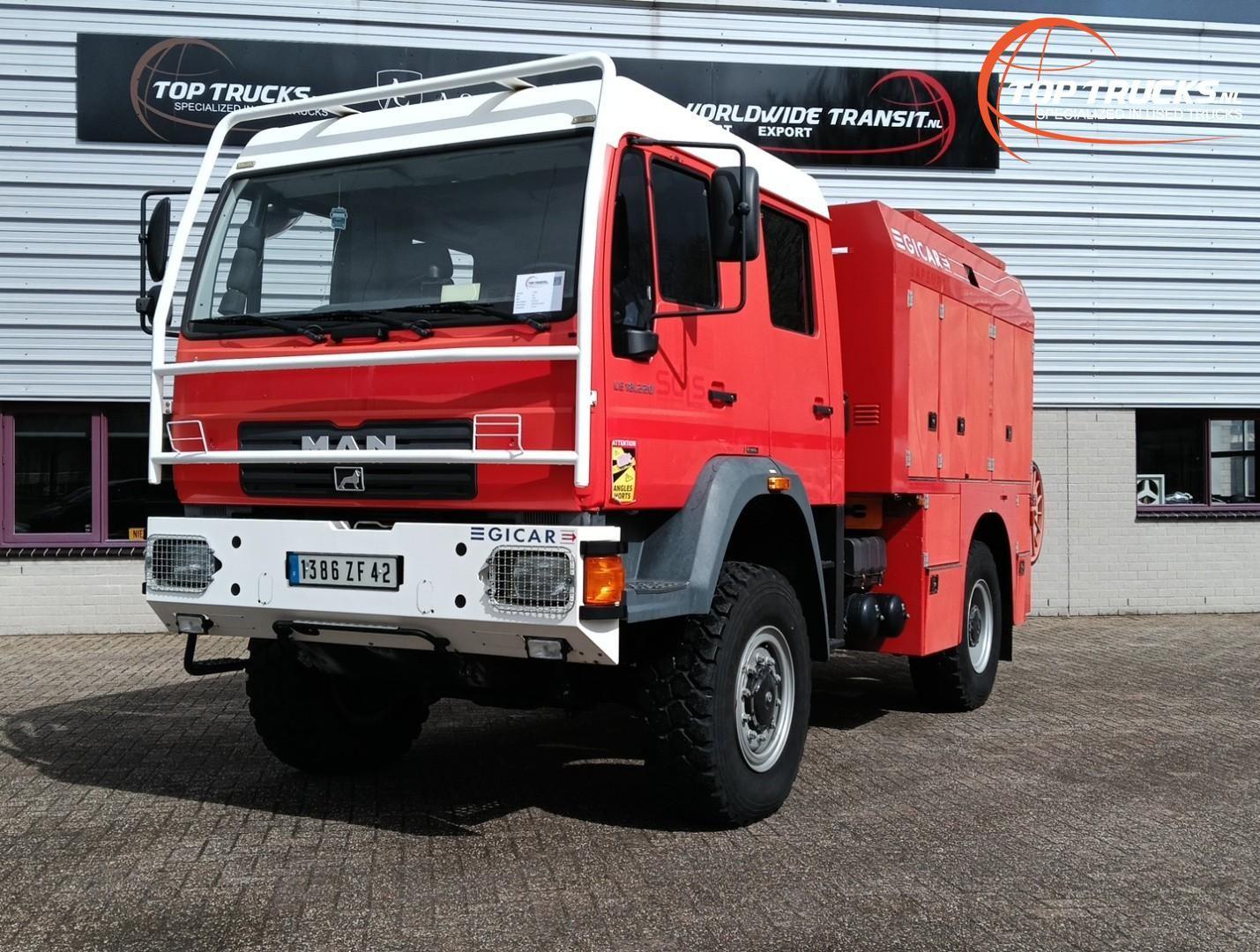 MAN 18.220 4x4- 3.000 ltr - Brandweer, Feuerwehr, Fi