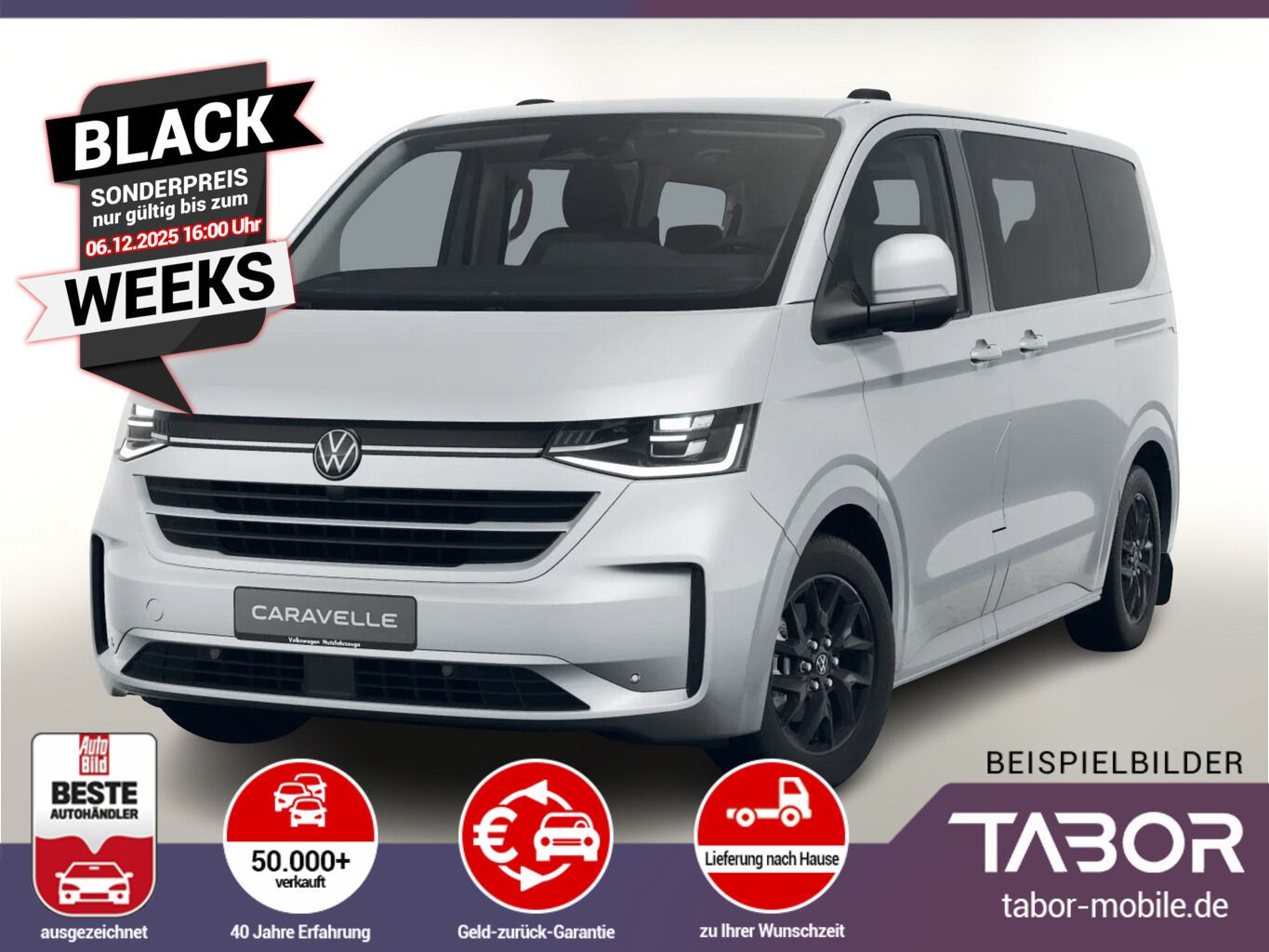 Volkswagen T7 Caravelle 2.0 TDI 150 Aut Style Matrix Nav