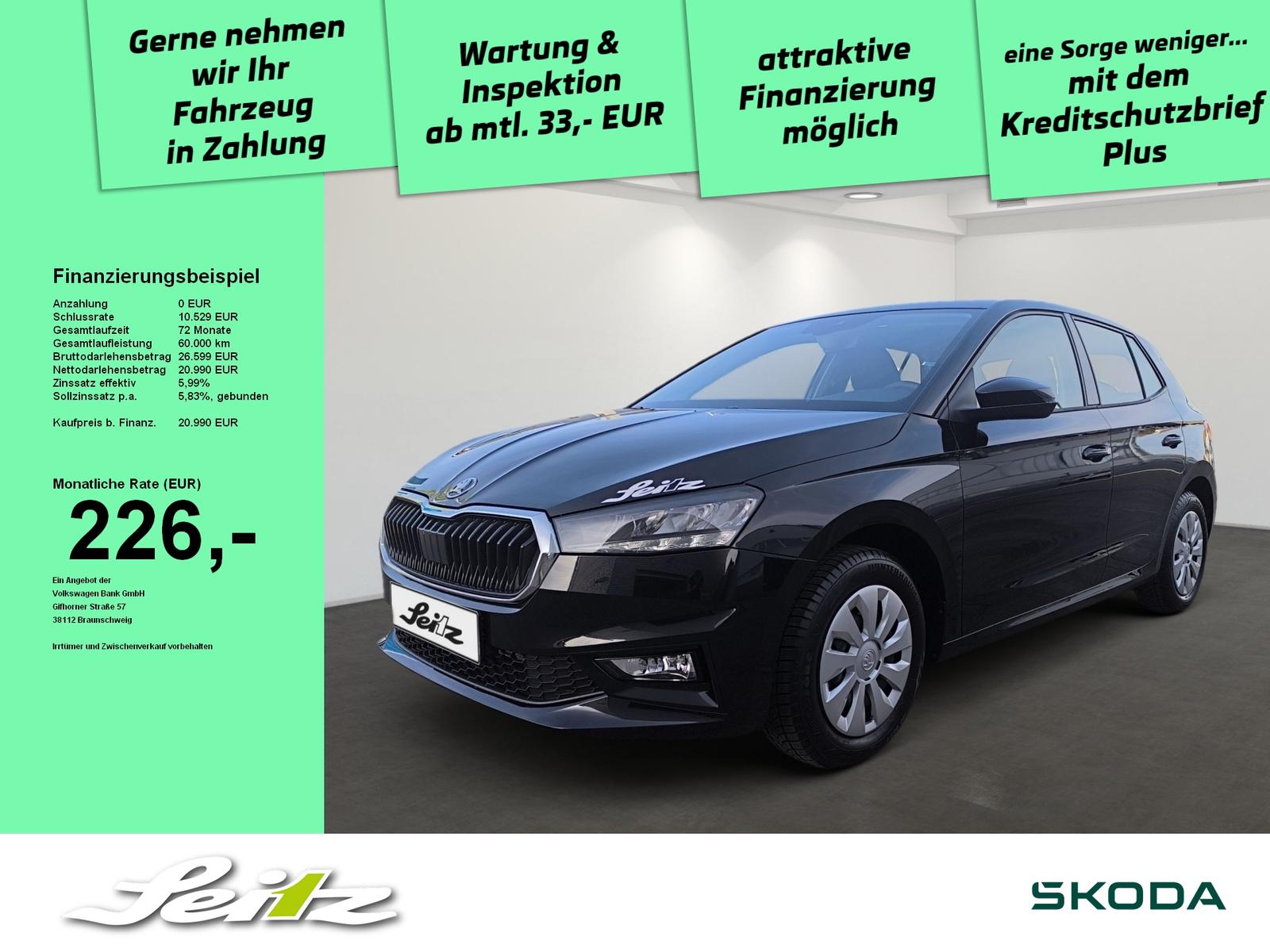 Skoda Fabia 1.0 TSI Selection *LED*PARKSENSOR*SMART LI