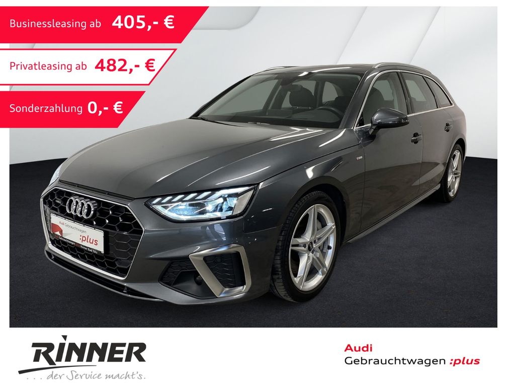 A4 Avant 50 TDI quattro S line+LED+Pano+HUD+Lane