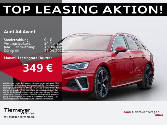 Audi A4 Avant 40 TFSI Q 2x S LINE PANO LM19 AHK AKUST