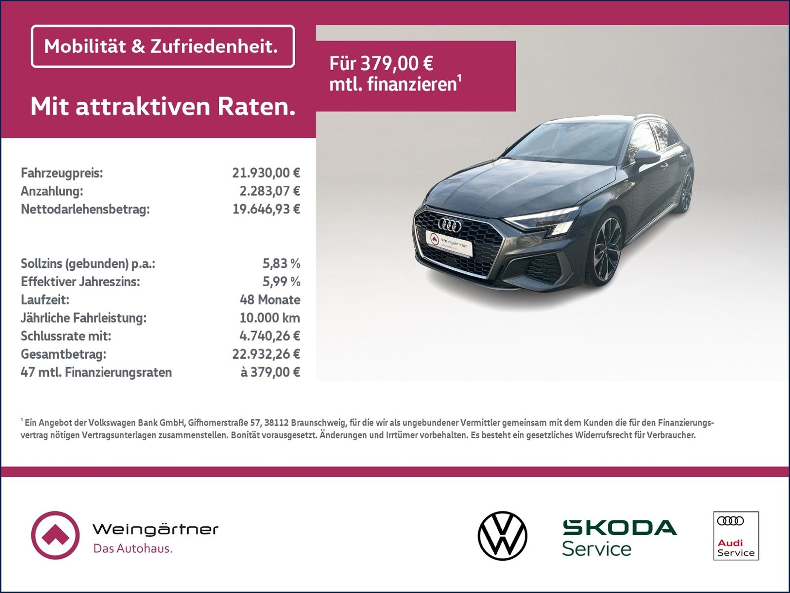 A3 35 1.5 TFSI Sportback S line, Virtual, Matrix