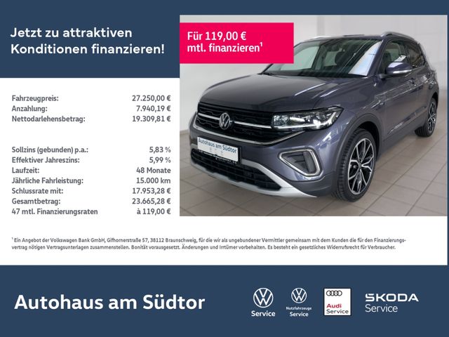 Volkswagen T-Cross Style 1.0 TSI DSG | LED AHK RFK ACC Navi
