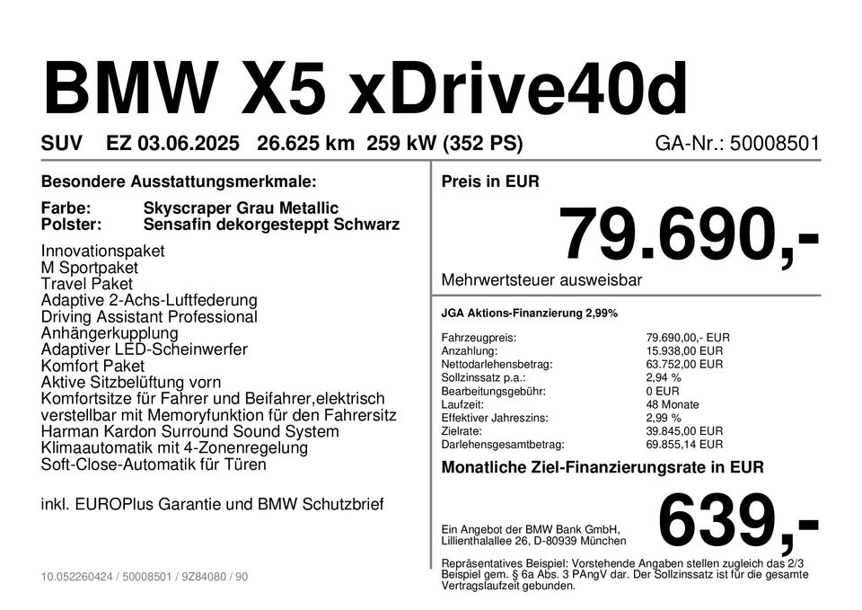 BMW X5 xDrive40d Navi Tempom.aktiv Panoramadach imagem 3