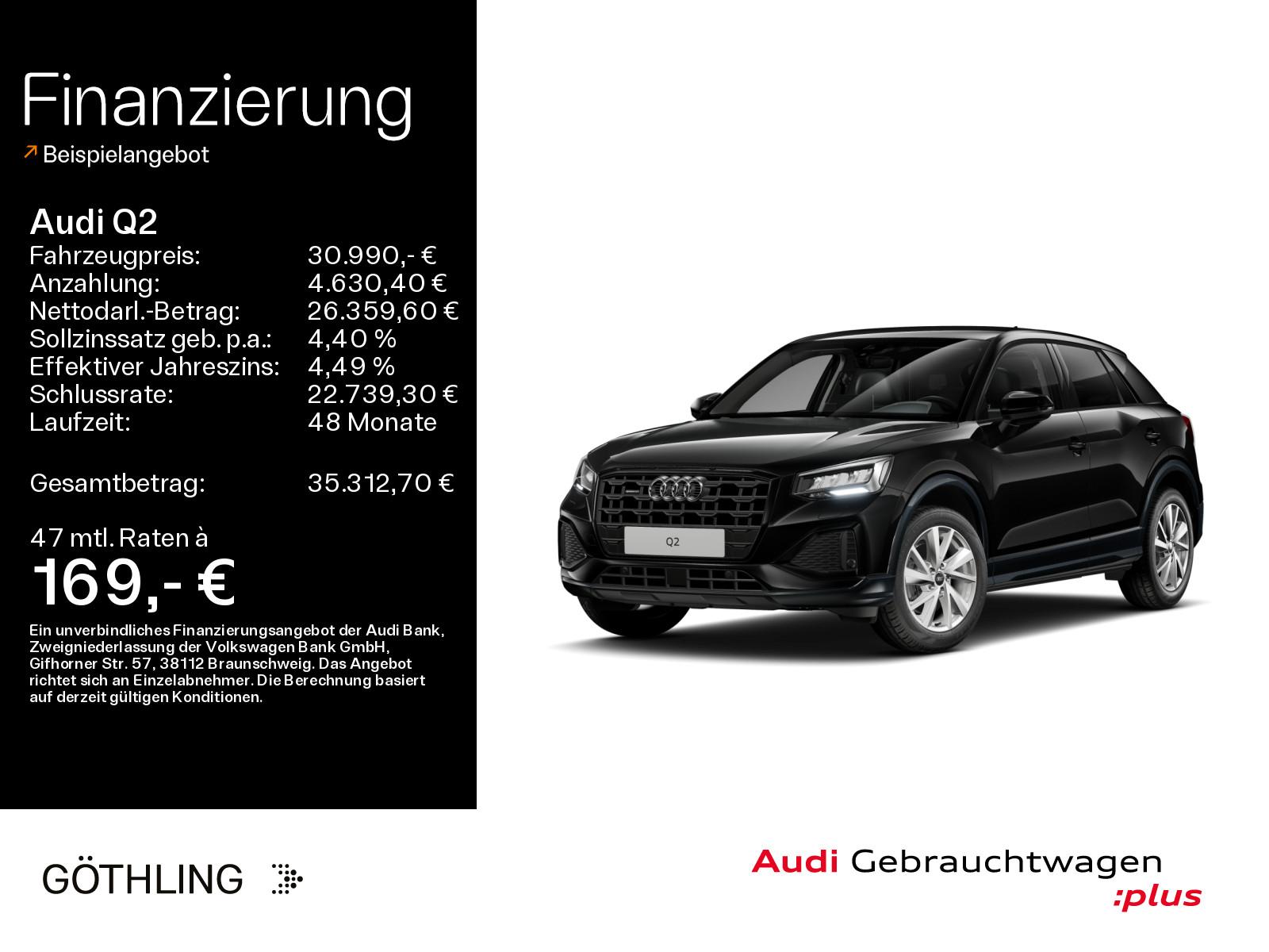 Audi Q2 40 TFSI quattro LED*RFK*Schwarz*Virtual*Sound