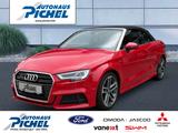 Audi A3 Cabriolet 40 TFSI quattro sport S line Sportp - Audi A3: Rot, Leder