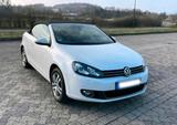 Volkswagen Golf Cabriolet 1,2L TSI in Oryxweiß mit ro... - Volkswagen Golf: Cabrio, I