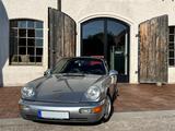Porsche 964 Cabrio Silber/schwarz Leder neuwertig - silberne Porsche 964