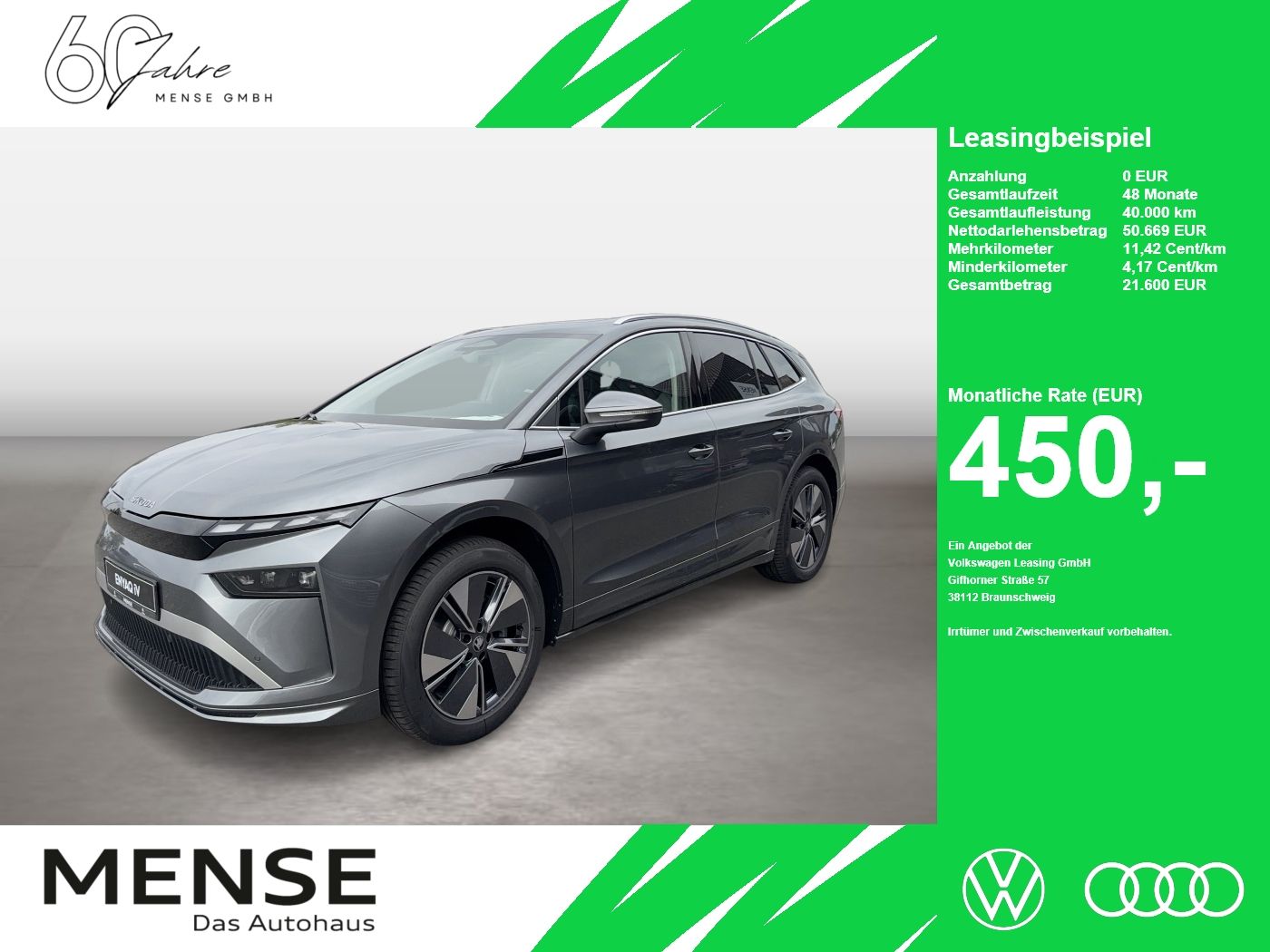 Skoda Enyaq Selection 60 Matrix Pano SD LED Massage LM