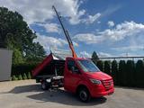 Mercedes-Benz Sprinter 519 V6 mit kran 1.8t Dreiseitenkipper