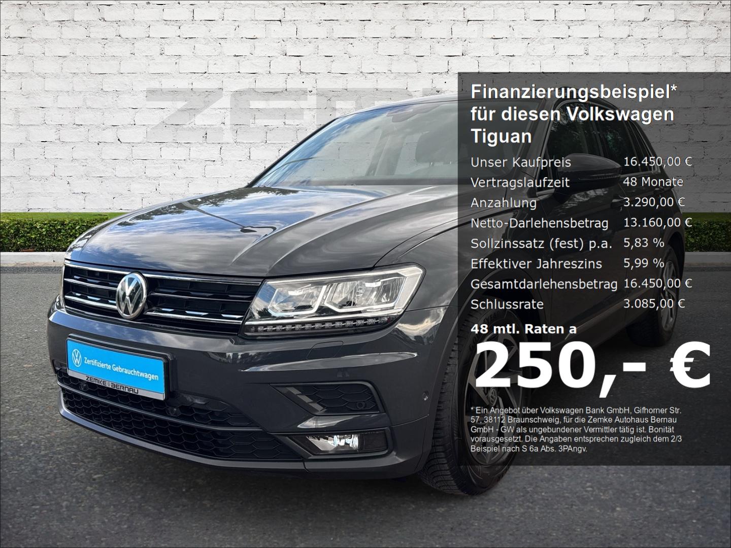 Volkswagen Tiguan 1.4 TSI Sound Navi LED Dyn. Kurvenlicht S