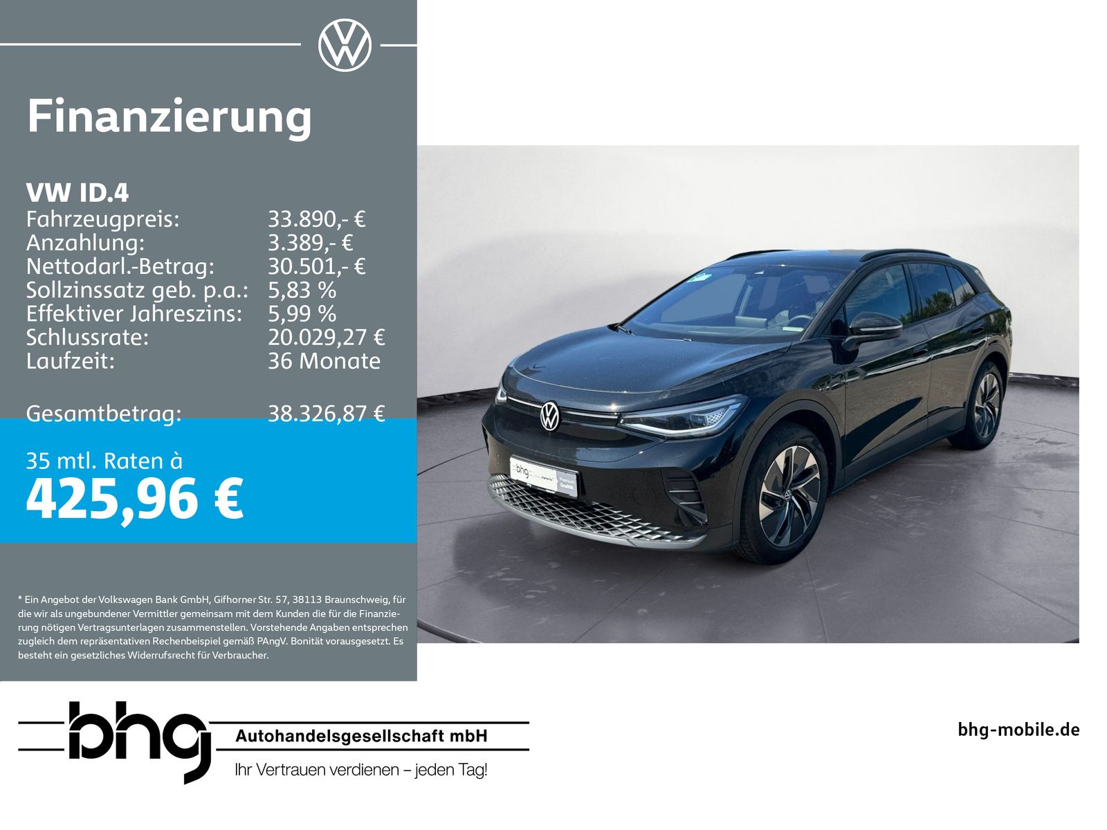 Volkswagen ID.4 Pure Performance 1-G-Autom.