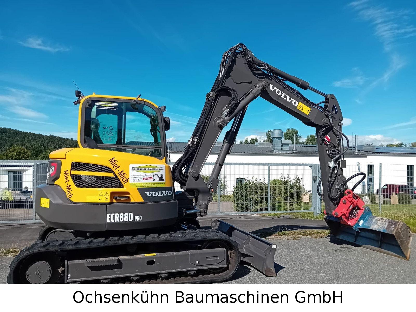 Volvo Kettenbagger ECR88D mit Verstellausleger