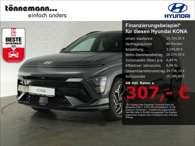 KONA T-GDI N-LINE DCT+VOLL LED+NAVI+RÜCKFAHRKAME