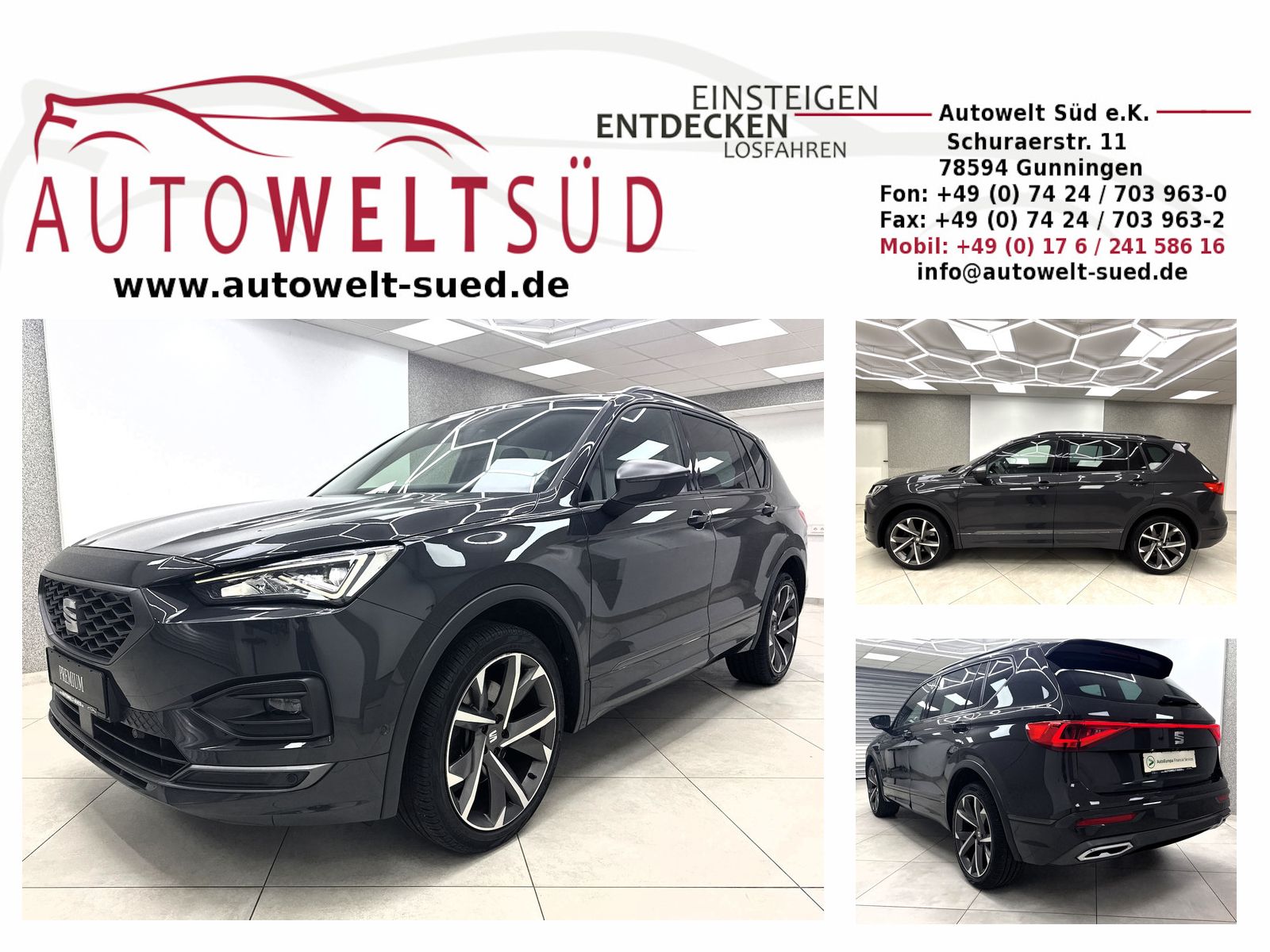 Seat Tarraco 2.0 TDI 4D FR Line StHz ACC Navi AHK RCa