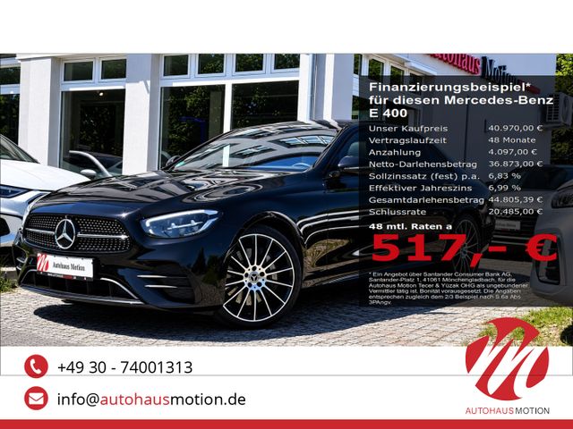 MERCEDES-BENZ E 400 d 4Matic AMG line Pano Navi HUD 360 Kamera