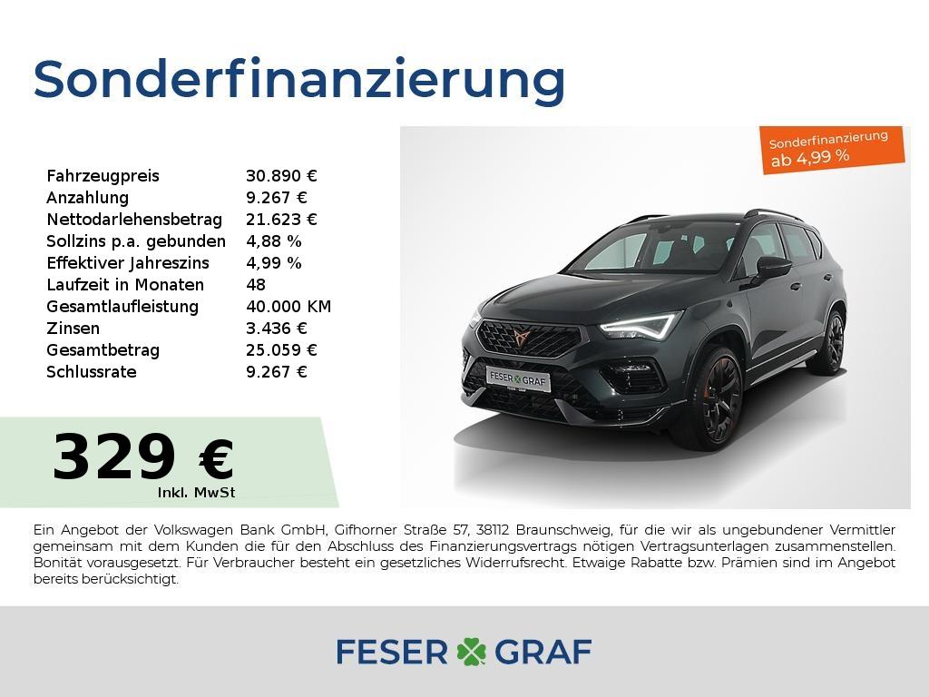 Cupra Ateca 2.0TSI 4x4 DSG AHK Rückfahrkamera Navi 19"