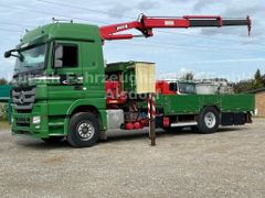 Mercedes-Benz 1844L Actros MP3 Traktorentransporter + Kran MKG