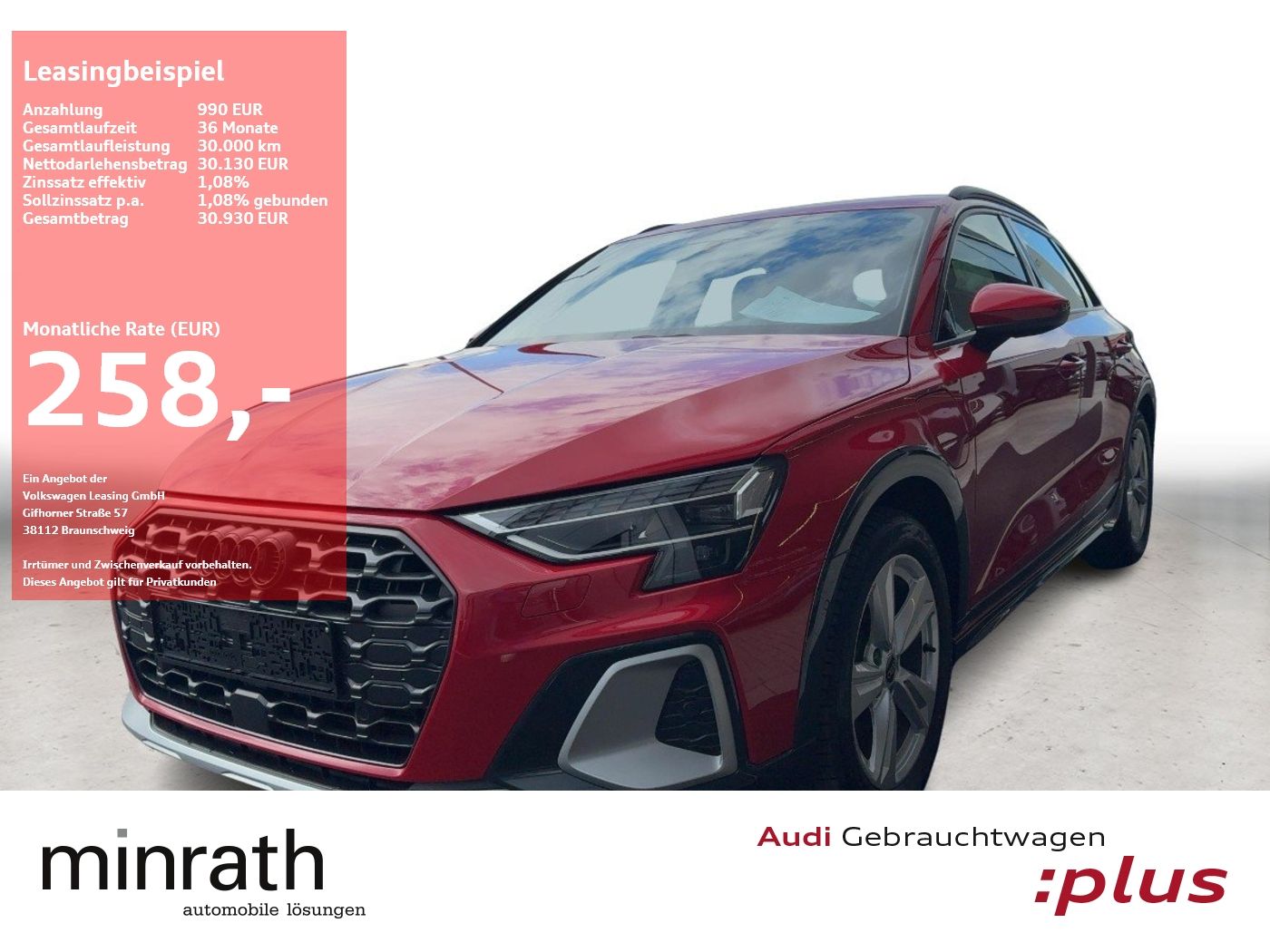 Audi A3 allstreet 40 TFSI e S tronic APP+DAB+SHZ+VIRT