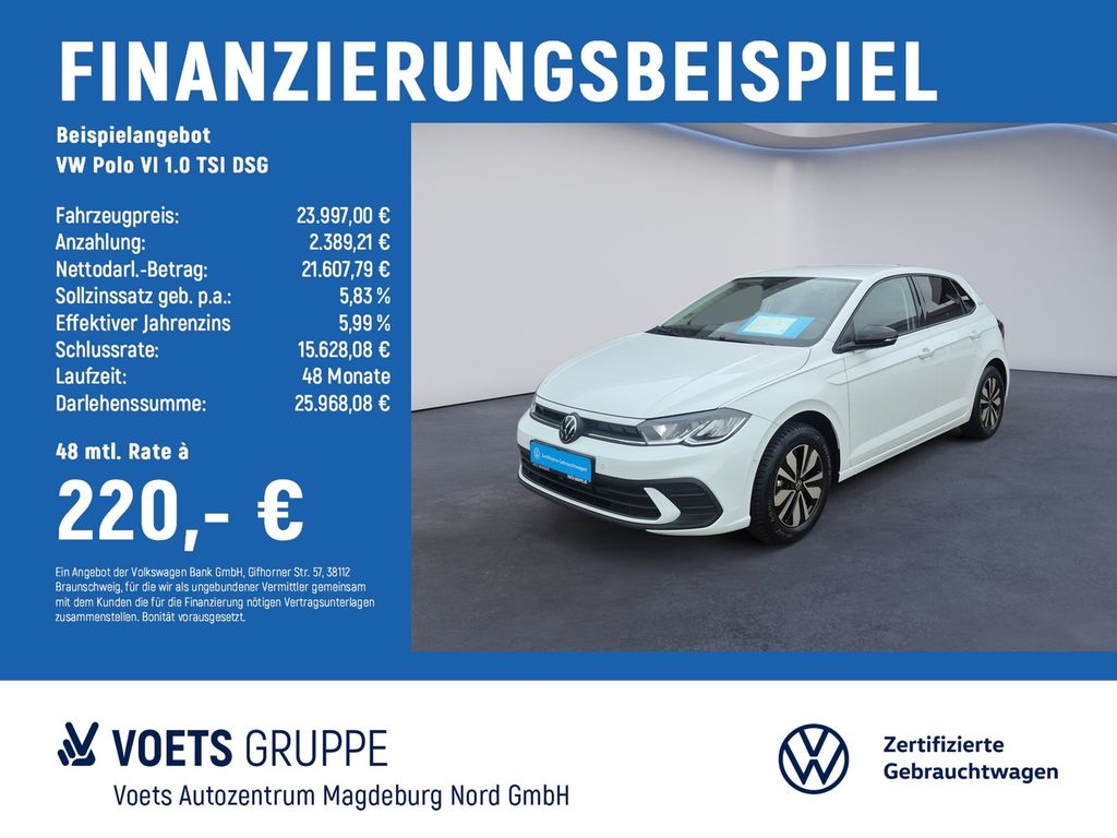 Polo VI  1.0 TSI DSG Goal LED+NAVI+ACC+PDC+KAM