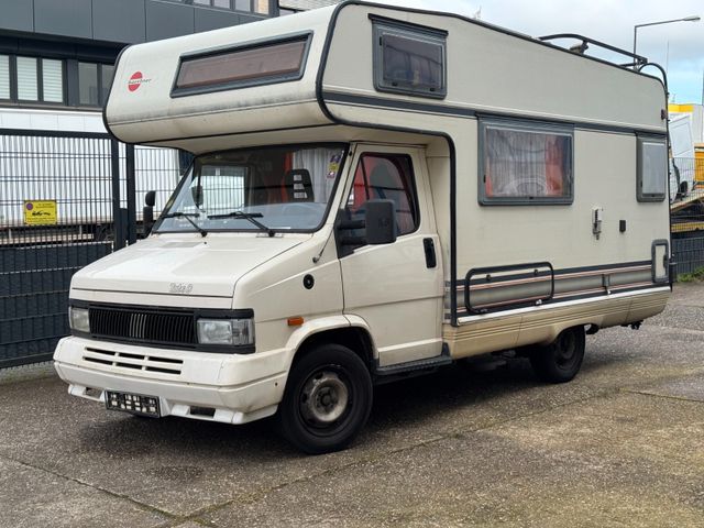 Fiat Ducato Bürstner TurboD Wohnmobil Oldtimer Autark