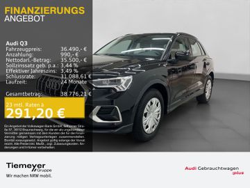 Audi Leasingangebot: Audi Q3 35 TFSI ADVANCED LEDER LED KAMERA AHK