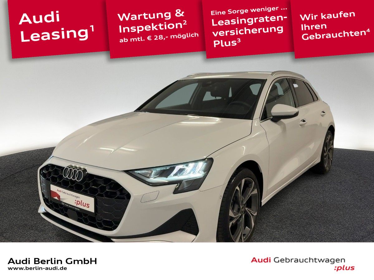 Audi A3 Sportback Advanced 30 TFSI S tr. LED RFK HUD