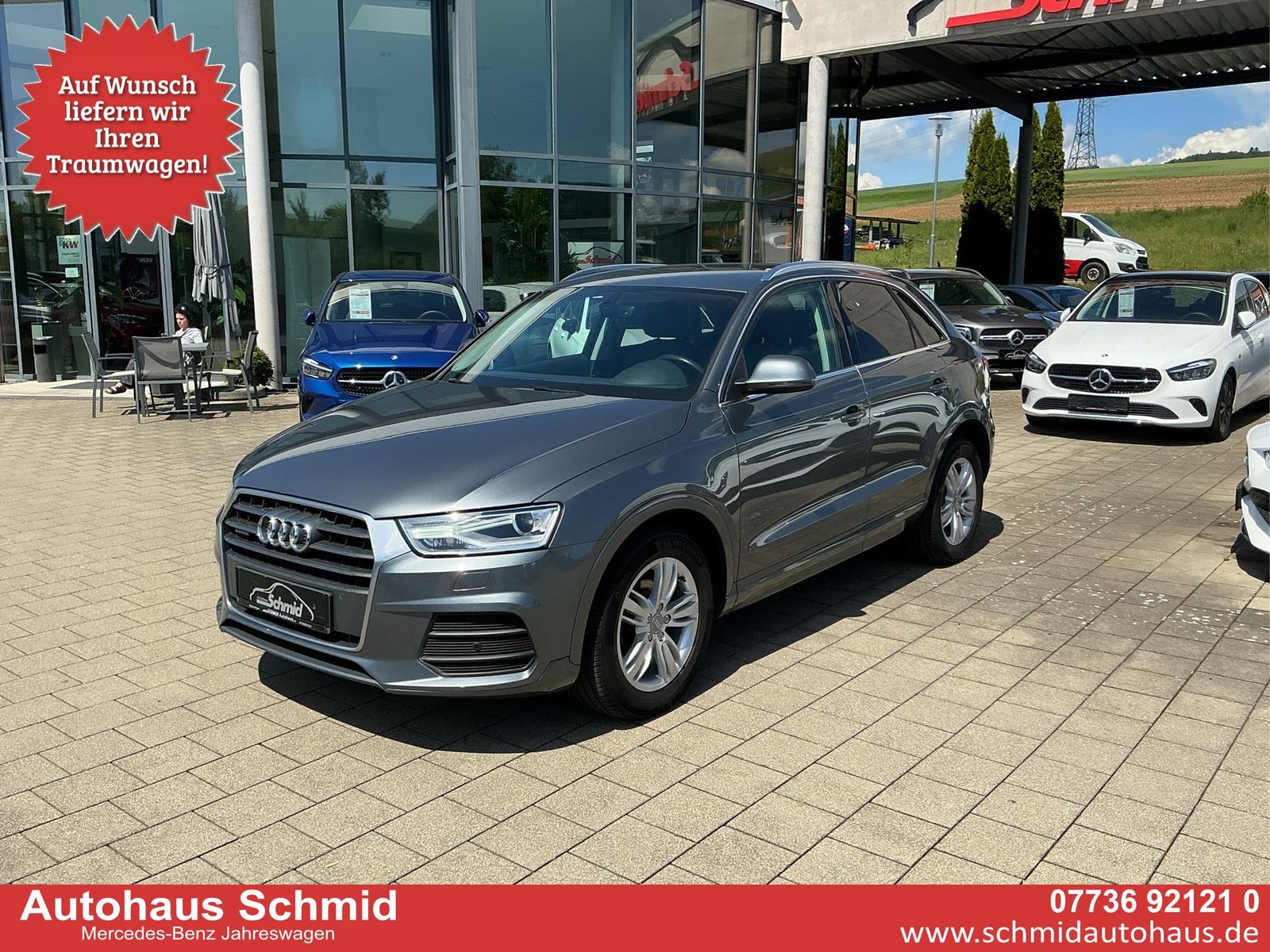AUDI Q3 Q3, 2.0 TDI, sport quattro, AHK, Xenon, 8 ...