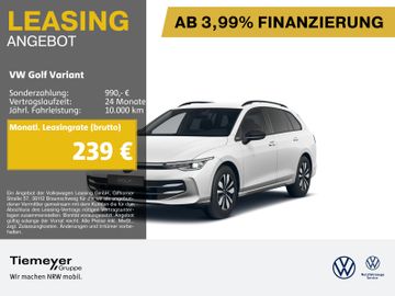 Volkswagen Leasingangebot: Volkswagen Golf Variant 1.5 TSI DSG GOAL AHK KAMERA NAVI SI